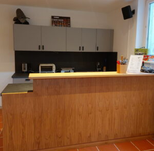 Der neue Barbereich